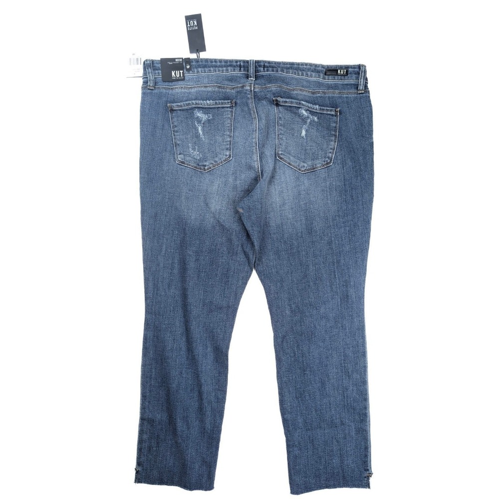 KUT from the Kloth Reese Ankle Straight Leg Denim Jeans‎ Women's 18P / 40x27 NWT - Picture 2 of 8